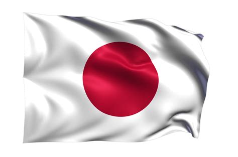 japan flag waving background image